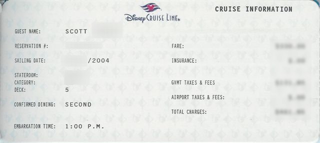 Disney Cruise Line Ticket Prices